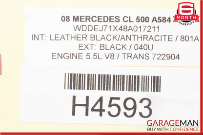 07-13 Mercedes W216 CL500 S400 Dash AC A/C Air Vent Trim Panel Left Driver OEM