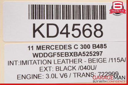 08-16 Mercedes W204 C300 C250 E550 E350 Front Left Door Window Regulator Motor