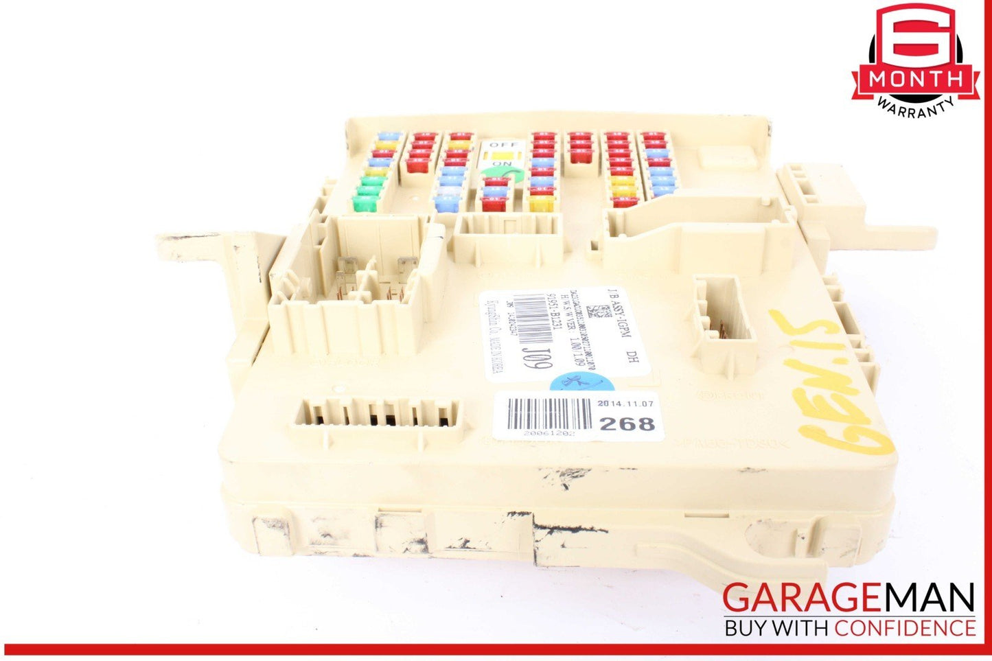 15-20 Hyundai Genesis G80 Front Cabin Fuse Relay Junction Box 91951-B1231 OEM
