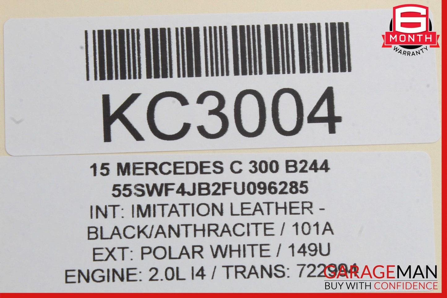 08-17 Mercedes W205 C300 E350 Trunk Lid Latch Lock Actuator OEM