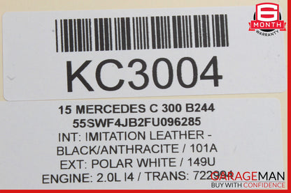 08-17 Mercedes W205 C300 E350 Trunk Lid Latch Lock Actuator OEM
