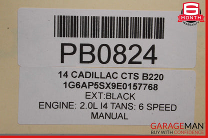 14-19 Cadillac CTS 2.0L Gas Gasoline Fuel Tank Reservoir Assembly OEM