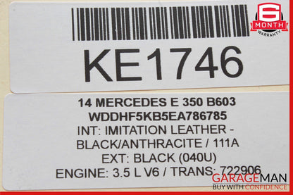 10-18 Mercedes W212 E350 E550 CLS550 Rear SAM Fuse Box Relay Control Module OEM