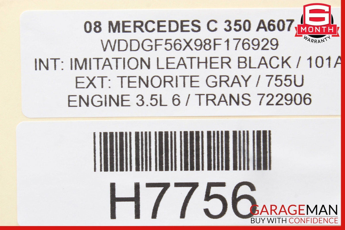 08-14 Mercedes W204 C300 C350 Rear Right Side Door Controller Module Unit OEM