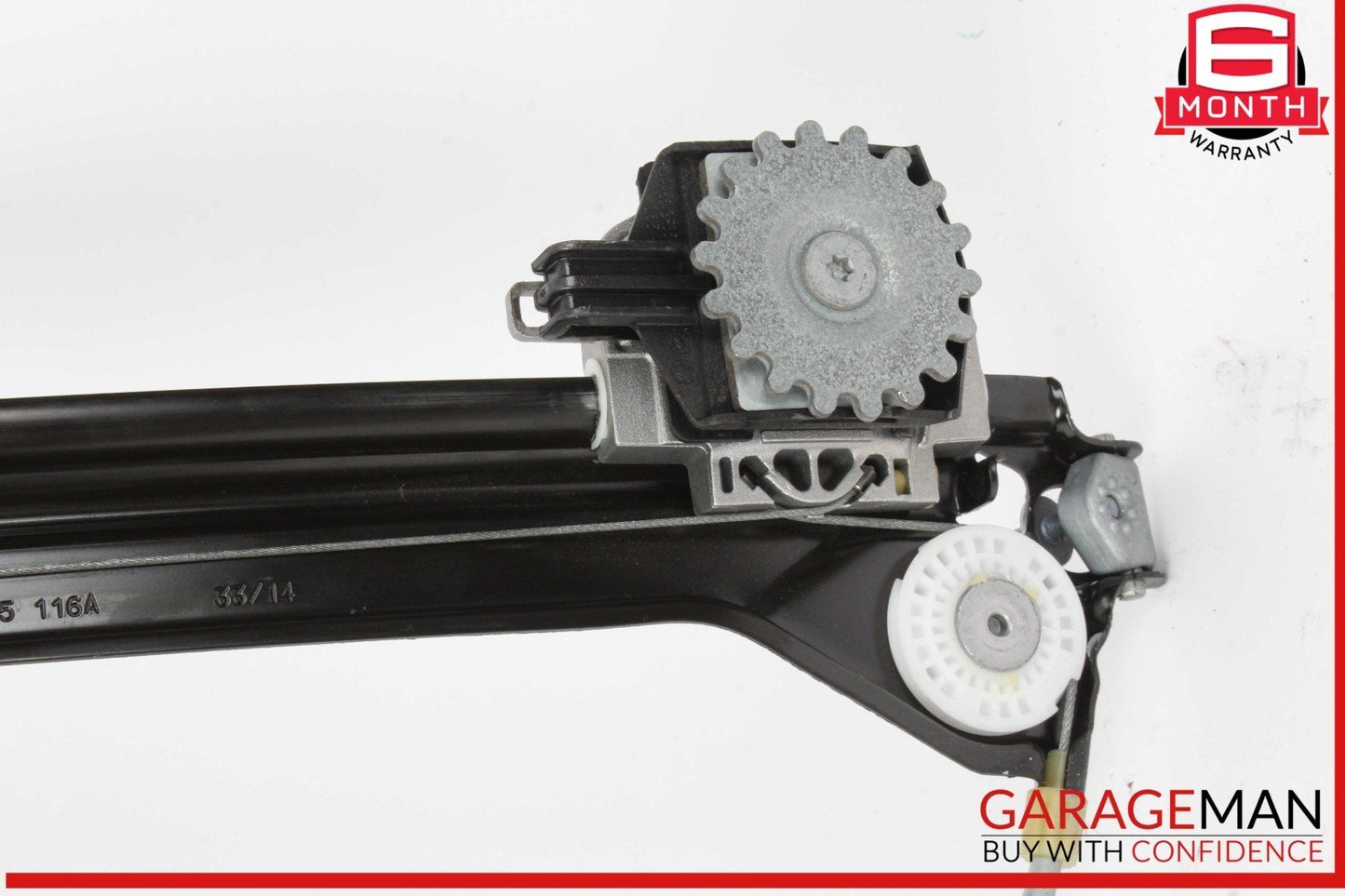 14-22 Maserati Quattroporte S Rear Right Side Door Window Regulator OEM