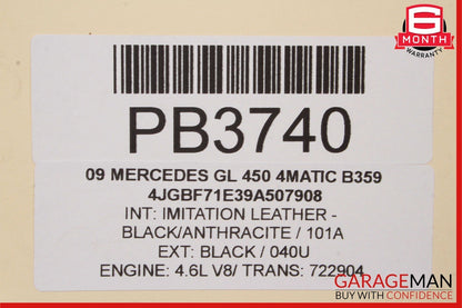 06-12 Mercedes R320 ML350 GL450 Engine Radiator Cooling Fan Motor Shroud Assy