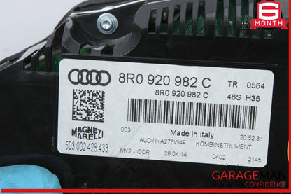 14-17 Audi SQ5 Speedometer Instrument Cluster Gauge 8R0920982C OEM