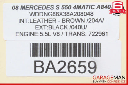 07-10 Mercedes S550 CL550 CL600 Bluetooth Communication Controller Module Unit