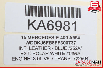 08-17 Mercedes W207 E400 Coupe Rear Left or Right Axle CV Half Shaft OEM