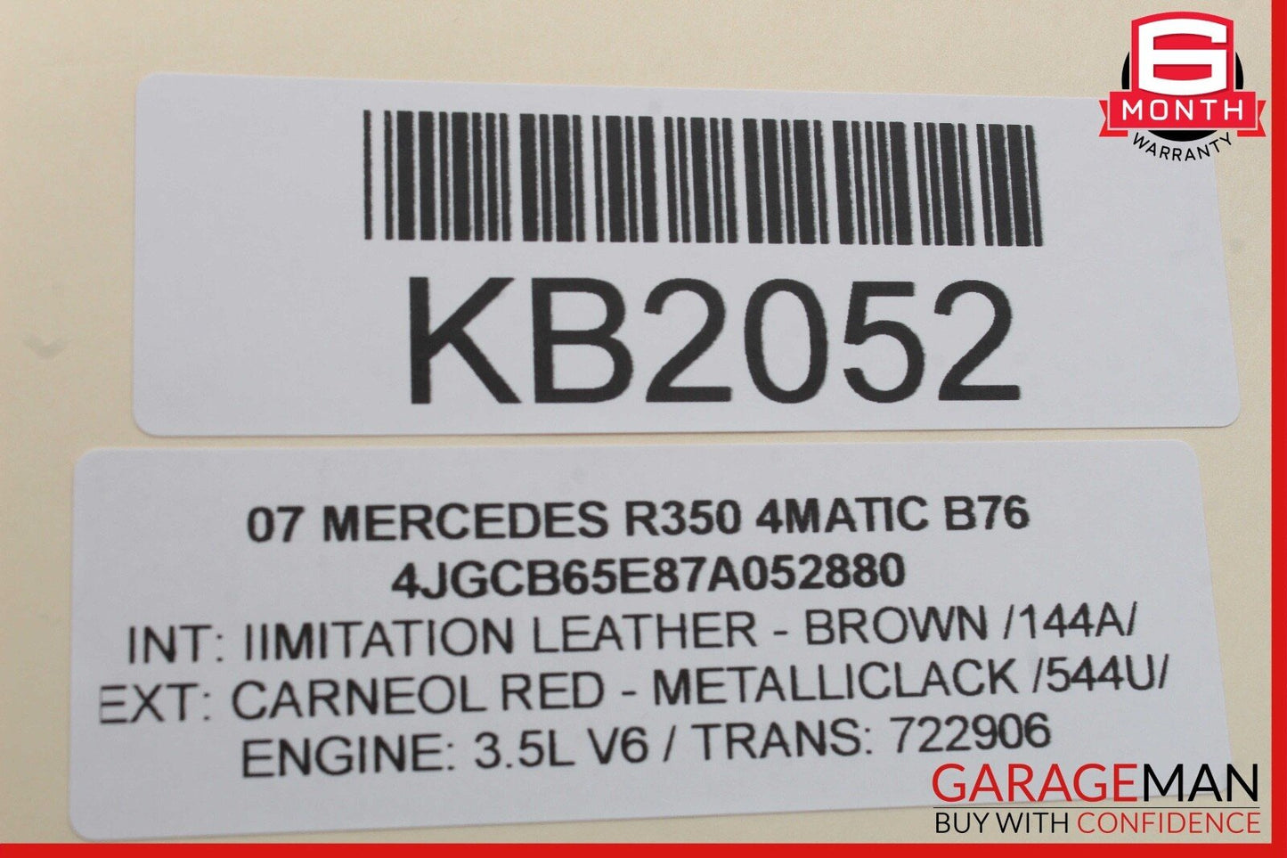 06-12 Mercedes W251 R350 4MATIC Front Left Side Exterior Door Handle OEM