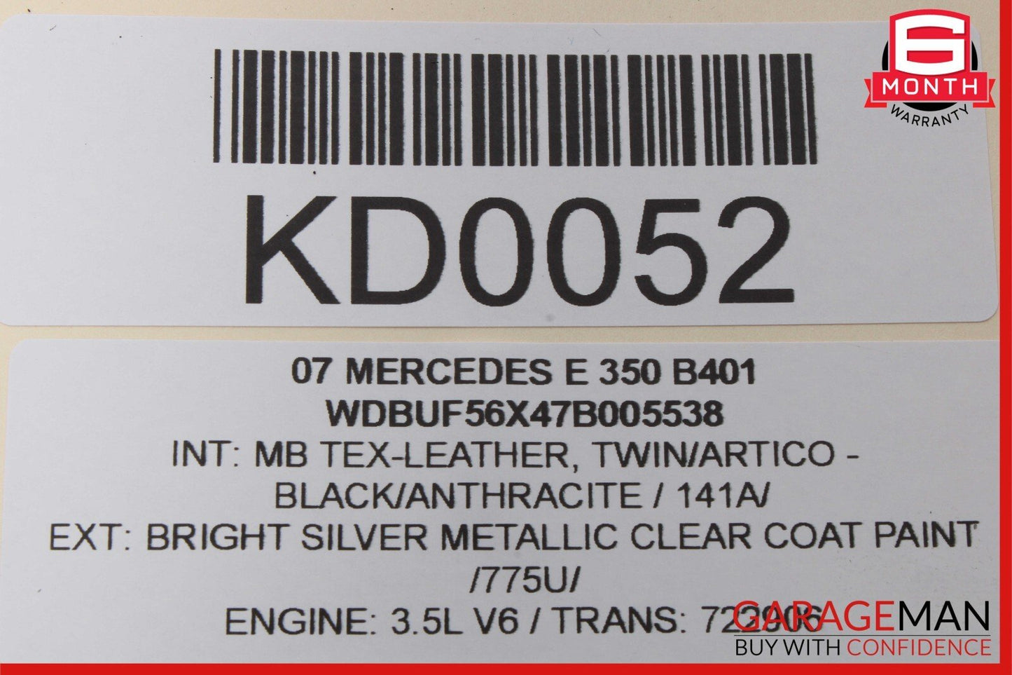 03-09 Mercedes W211 E350 E55 AMG Door Lock Actuator Rear Left Driver Side OEM