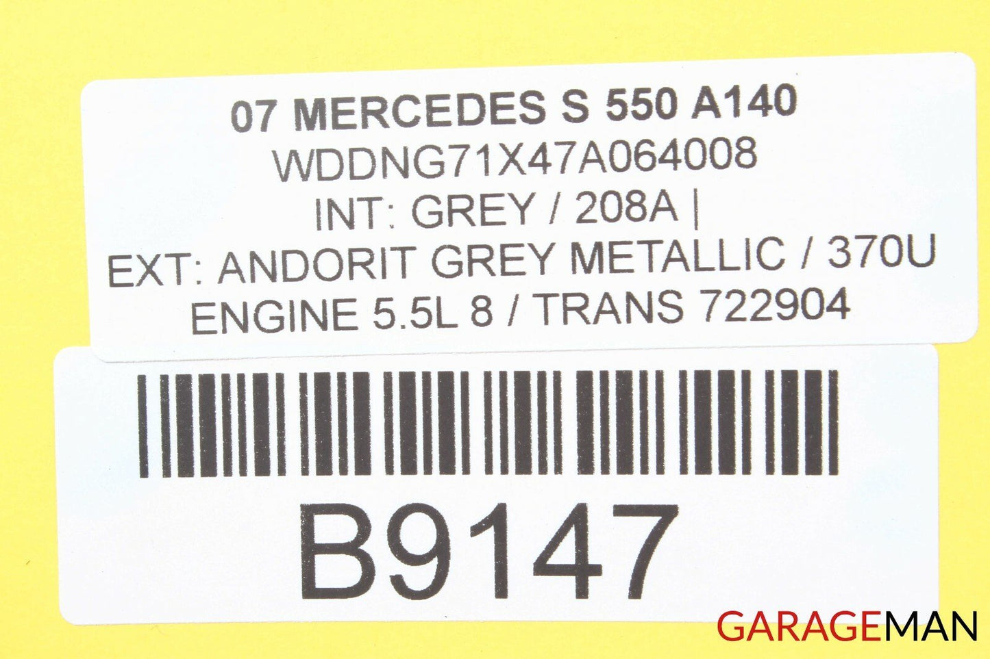 07-13 Mercedes W221 S550 Trunk Lid Locking Hydraulic Pull Down Pump Lift Strut
