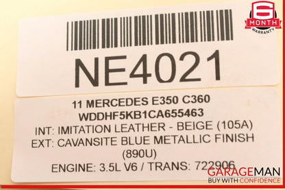 05-12 Mercedes W212 E350 Engine Exhaust Camshaft Cam Shaft Timing Gear OEM