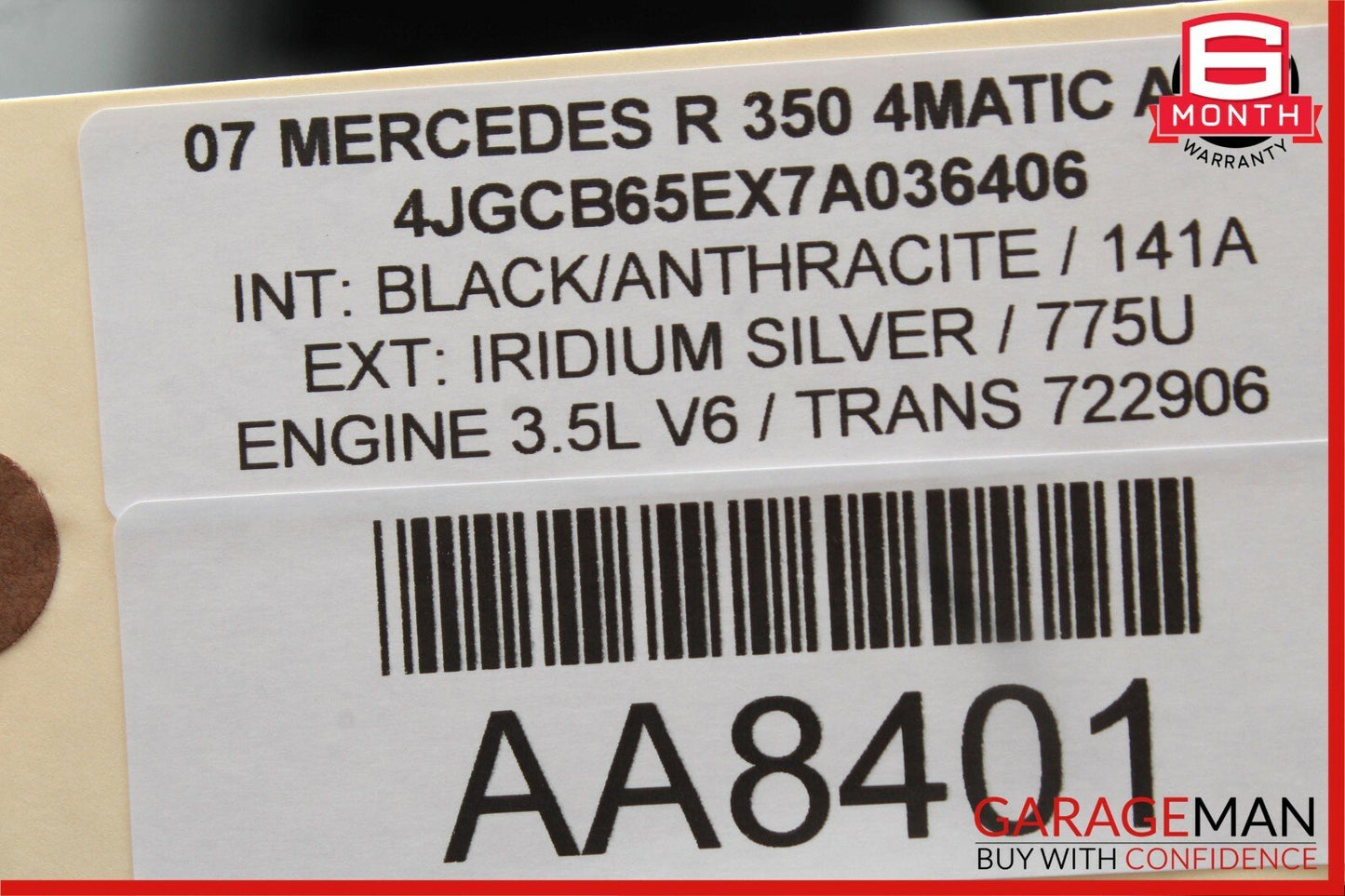 98-05 Mercedes W163 ML320 ML500 Rear Right Side Exterior Door Handle Black OEM