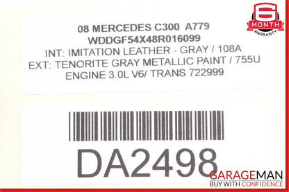08-17 Mercedes W204 C300 E350 Trunk Lid Latch Lock Actuator OEM