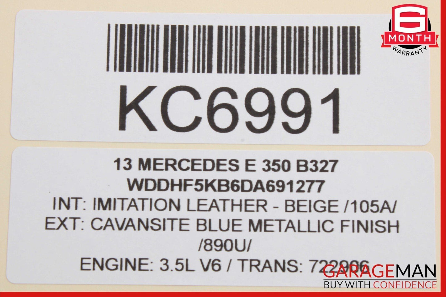08-14 Mercedes W204 C250 C300 E350 C63 AMG Front Right Door Lock Latch Actuator