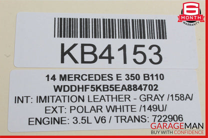08-16 Mercedes C300 GLK350 E350 Rear Left Door Window Regulator Motor