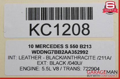 07-13 Mercedes W221 S550 S450 Rear Left Driver Side Door Lock Latch Actuator