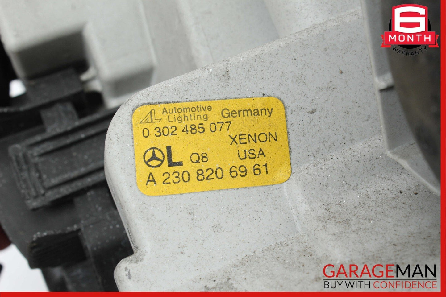 03-08 Mercedes R230 SL500 SL550 SL55 AMG Front Left Headlight Lamp Xenon Assy