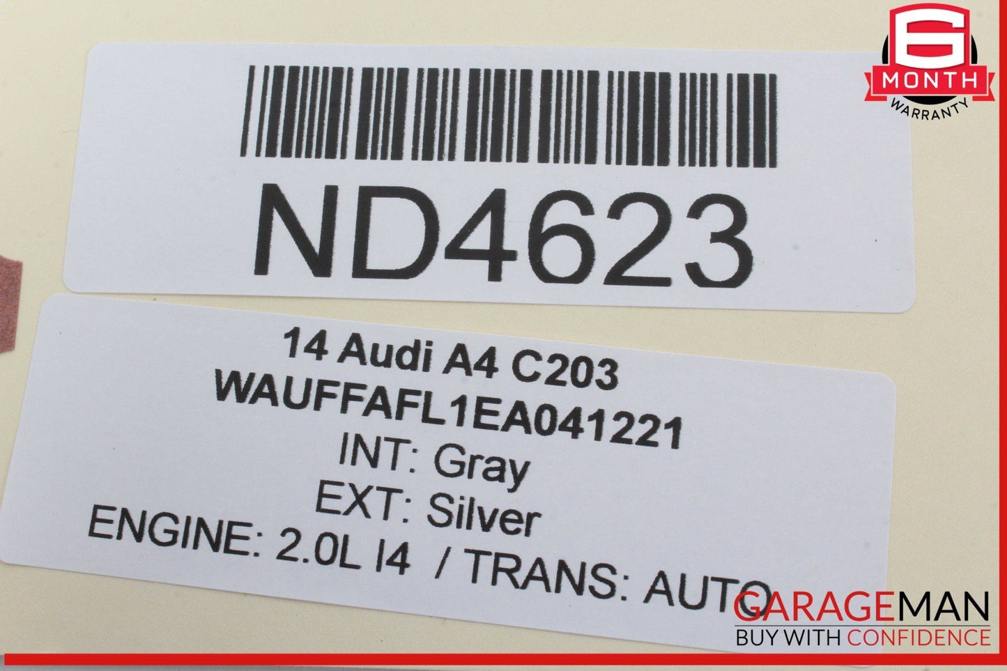 13-16 Audi A4 Front Right Passenger Side Seat Occupant Detection Control Module