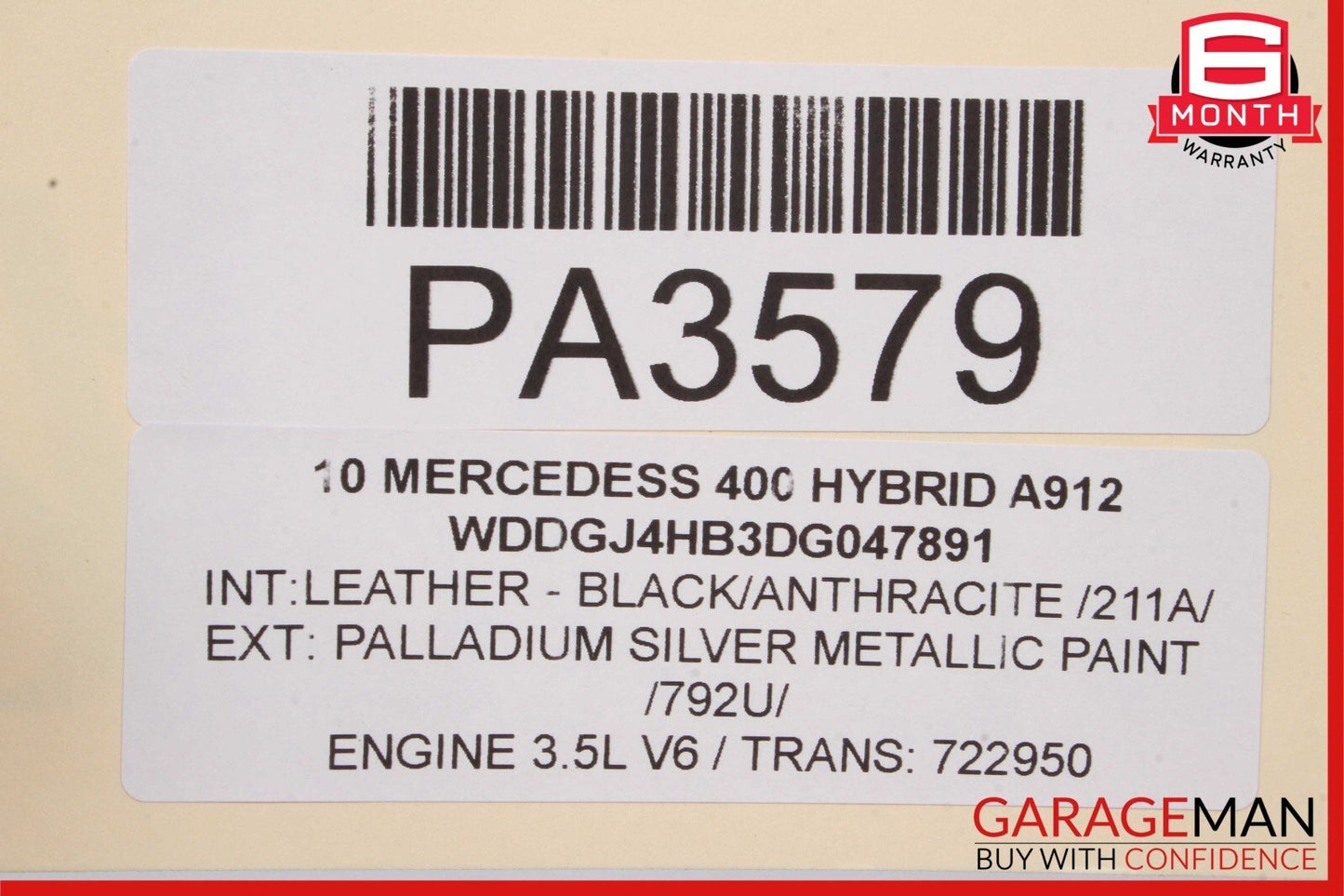10-13 Mercedes W221 S400 AC A/C Air Conditioning Condenser