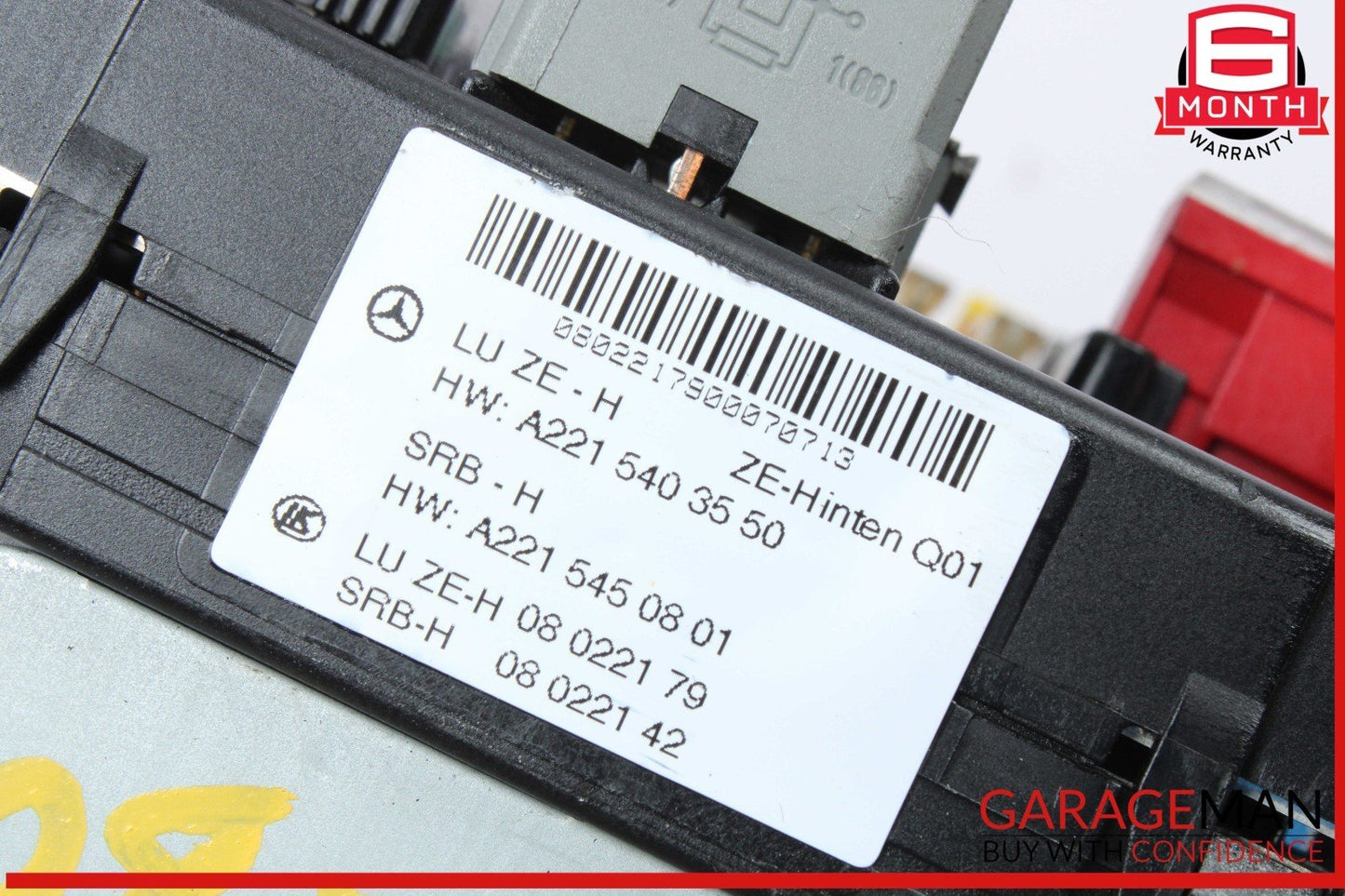 07-09 Mercedes W221 S550 CL550 CL600 Rear Trunk SAM Fuse Box Module Assembly OEM