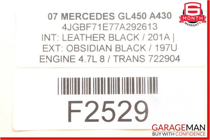 06-12 Mercedes GL450 R350 Front Left Driver Side Door Control Module OEM