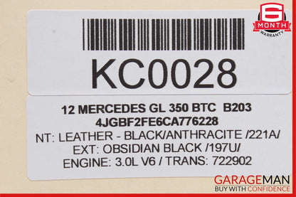 03-13 Mercedes X164 GL350 GL550 E320 Front Left Seat Control Module Unit OEM
