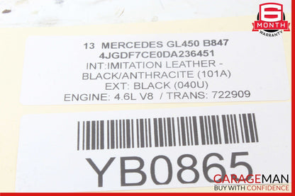12-19 Mercedes X166 GL450 GLE400 GLS550 Engine Lower Oil Pan 2760100528 OEM
