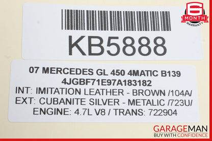 06-10 Mercedes X164 GL450 ML350 Headrest Screen Monitor Display OEM