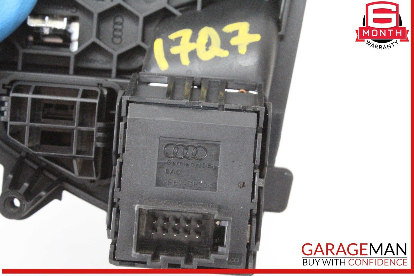 17-19 Audi Q7 Gear Shift Shifter Trim Cover Panel w/ Parking Brake Switch OEM