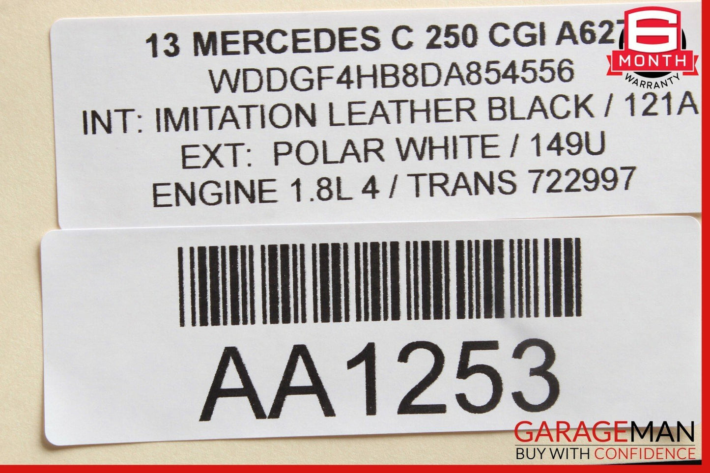 08-15 Mercedes W204 C250 C350 Rear Left Driver Side Door Control Module OEM