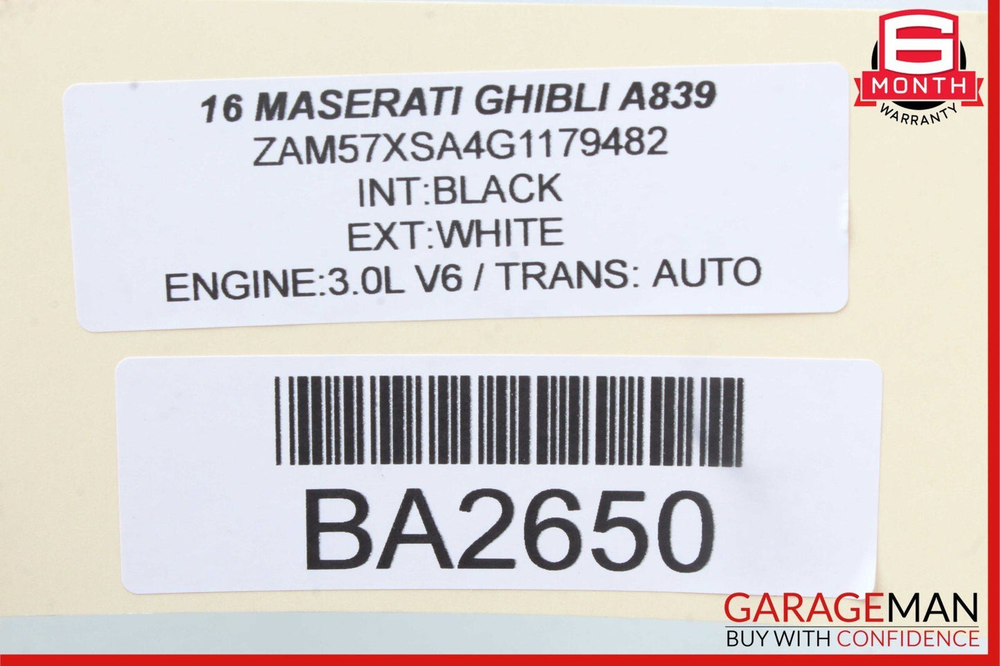 14-17 Maserati Ghibli Radio GPS Navigation Info Display Touchscreen Monitor