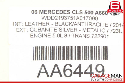 06-11 Mercedes W219 CLS500 CLS550 Rear Left Driver Door Control Module Unit OEM