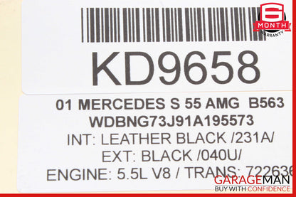 00-06 Mercedes W220 S55 S500 Exterior Door Handle Rear Left Driver Side OEM
