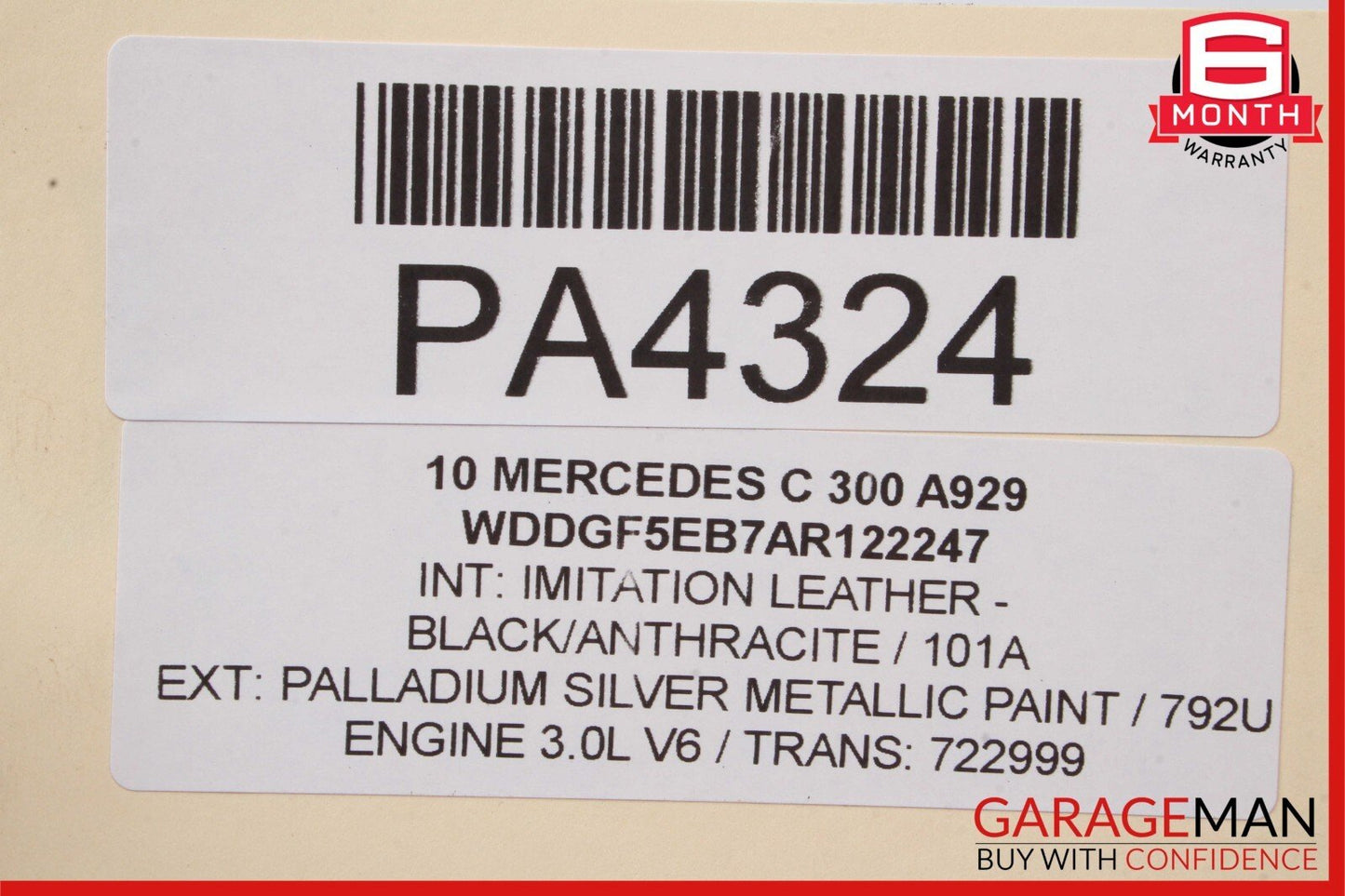 06-11 Mercedes SLK280 C300 RWD 7G Automatic Transmission Assembly 722.999 131k