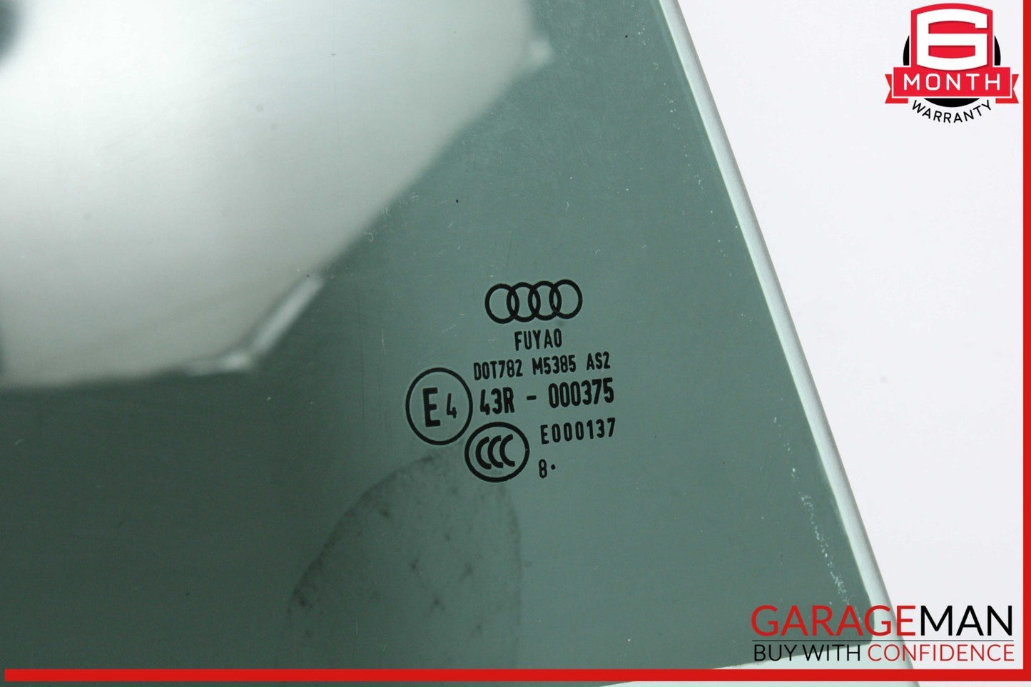 18-24 Audi S5 A5 Rear Left Driver Side Door Window Glass 8W8845205 OEM