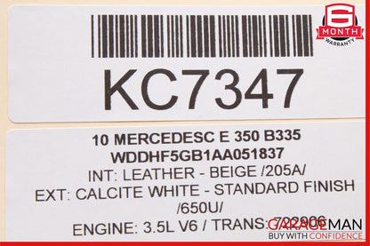 10-13 Mercedes W212 E350 E550 Front Right Side Exterior Door Handle OEM