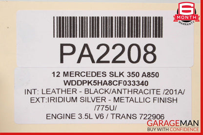 12-16 Mercedes R172 SLK350 Auto Trans Automatic Transmission 722.906 OEM