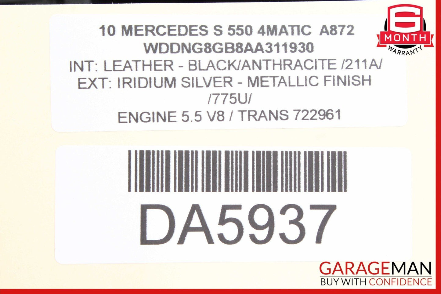 07-13 Mercedes W221 S550 S600 Center Dash Air AC A/C Heater Vent 2218300954 OEM