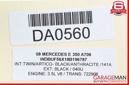 03-09 Mercedes W211 E350 E500 Rear Right Side Exterior Door Handle Gray OEM