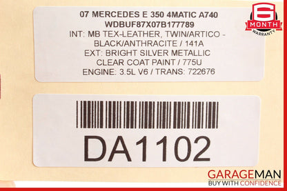 03-09 Mercedes W211 E350 Rear Left Driver Side Door Window Regulator Motor OEM