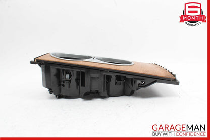 06-12 Mercedes X164 GL450 ML350 Front Center Console Cup Holder Compartment Wood