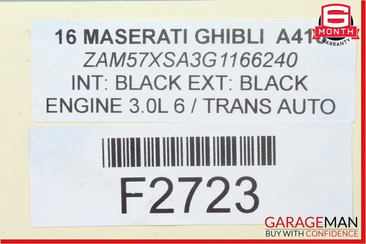 14-17 Maserati Ghibli Rear Right / Left Side Upper Tension Control Arm OEM