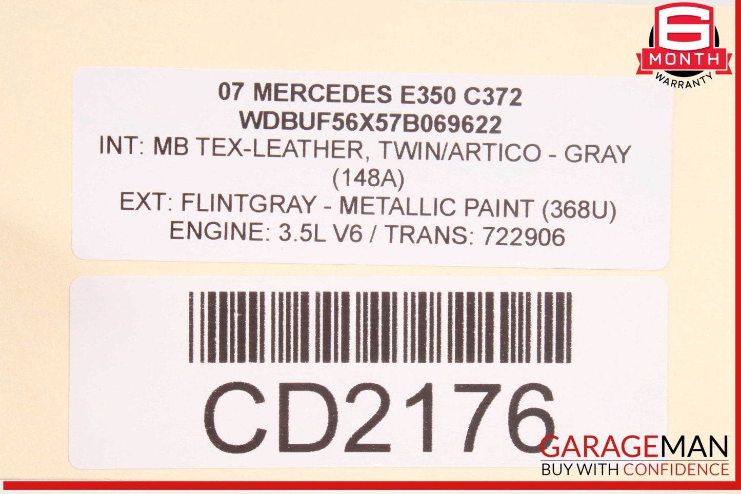 07-09 Mercedes W211 E350 E320 RWD Power Steering Gear Rack & Pinion OEM