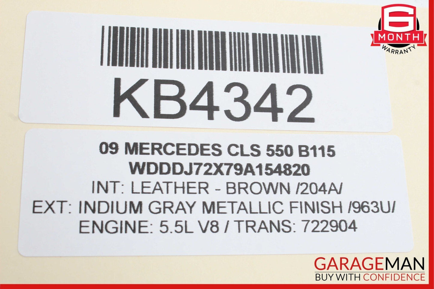 06-11 Mercedes W219 CLS550 E320 Rear Door Keyless Go Control Module Unit OEM