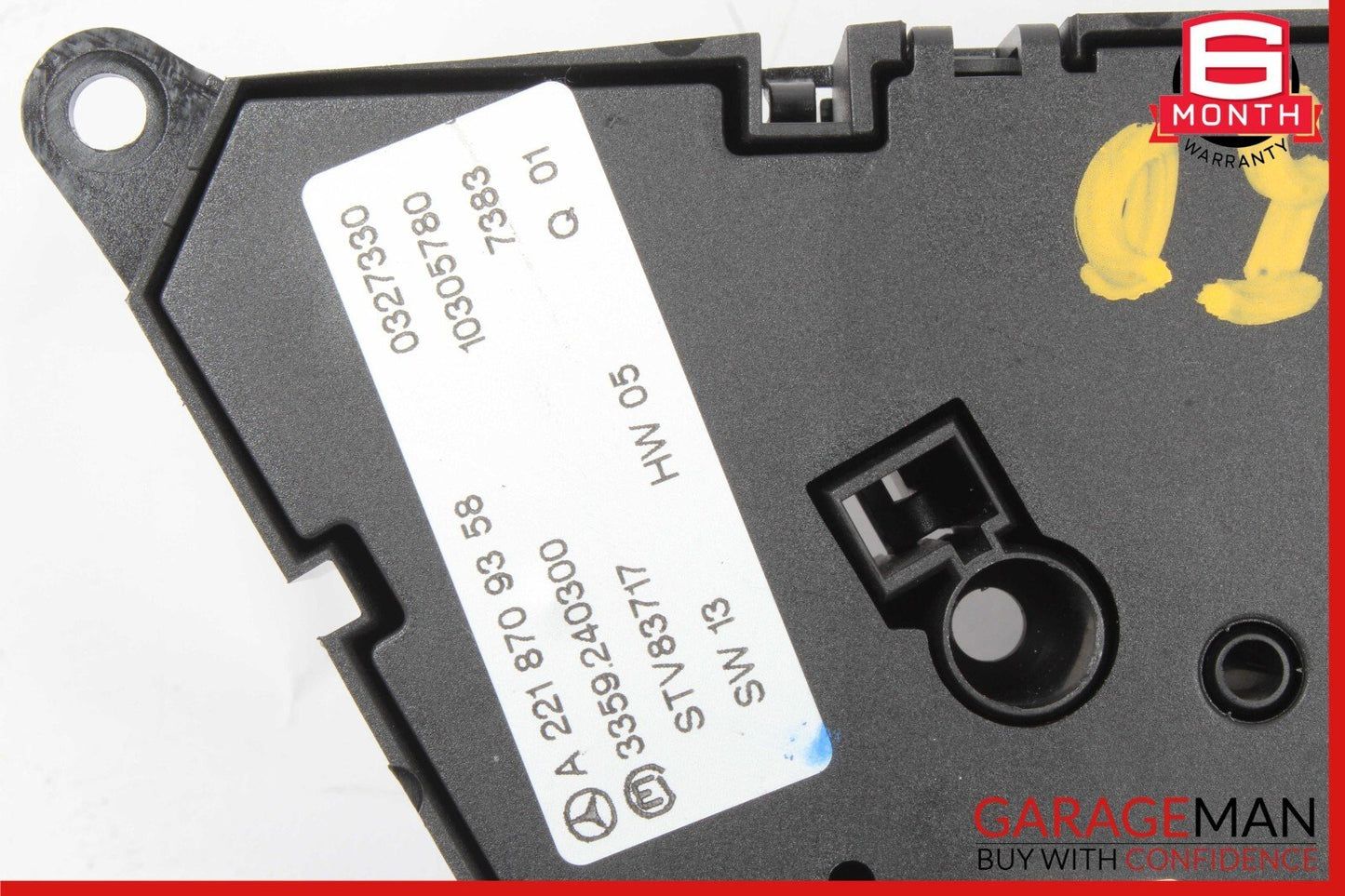 07-14 Mercedes W221 S550 S63 Front Right Side Seat Control Switch 2218709358 OEM