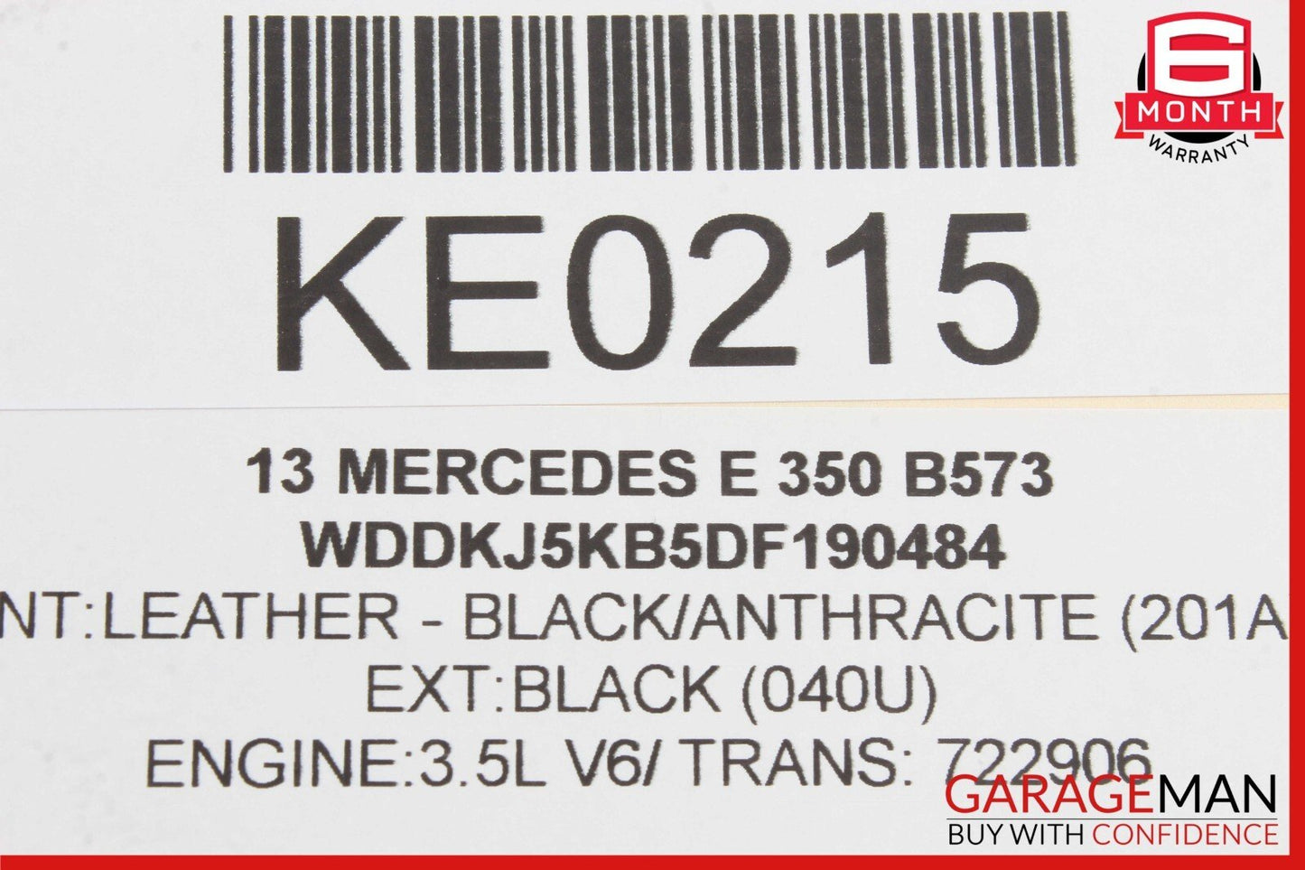 10-17 Mercedes W207 E350 Coupe Front Right Seatbelt Seat Belt Retractor OEM
