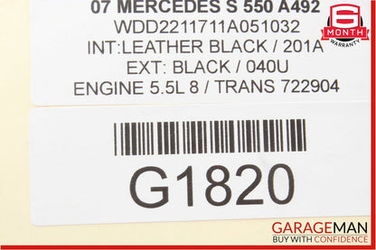 07-09 Mercedes W221 S550 CD DVD Changer Navigation Audio Command Comand Headunit