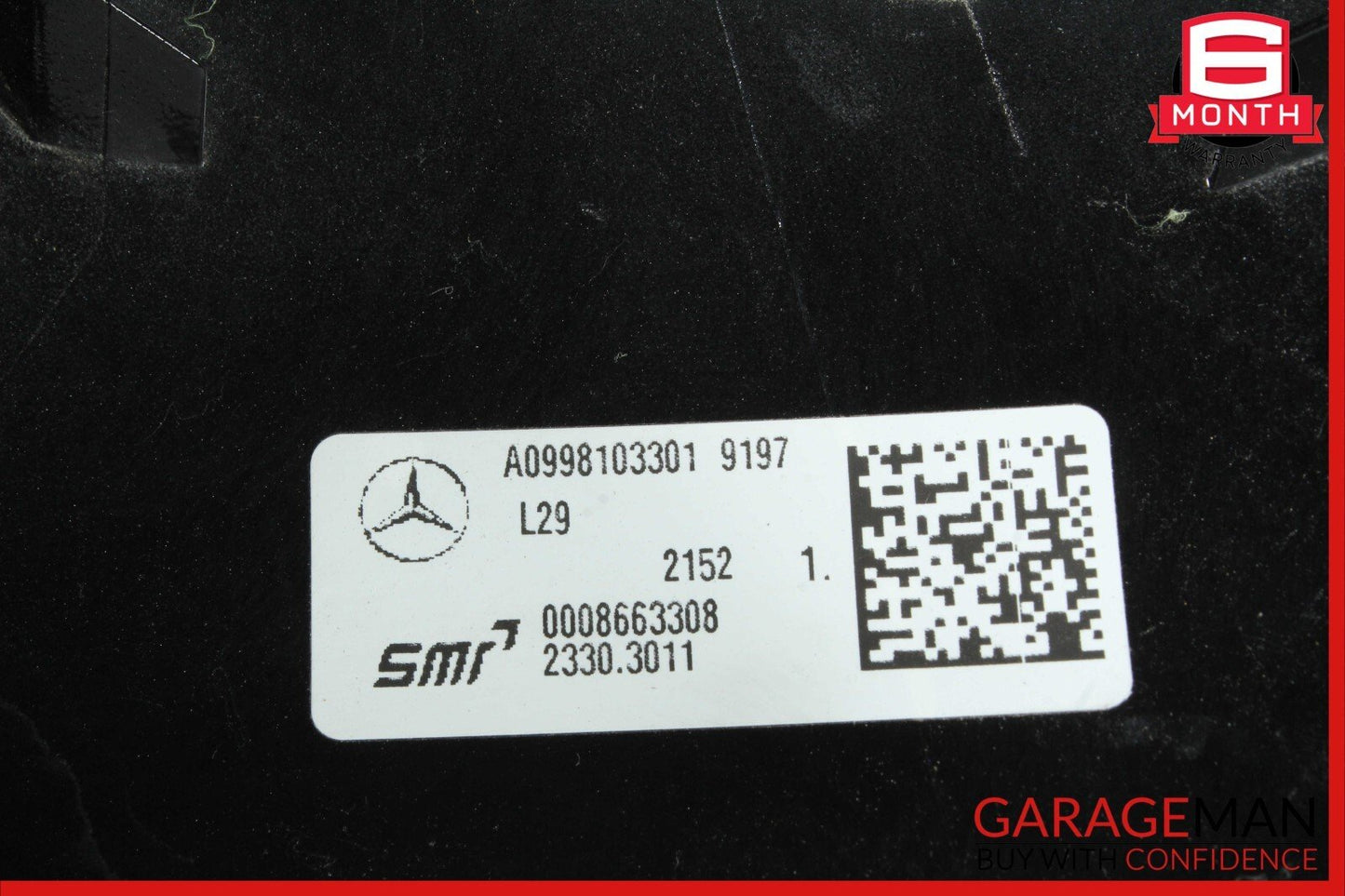 21-23 Mercedes W223 S580 Front Left Side Mirror Cover Trim Panel Black OEM